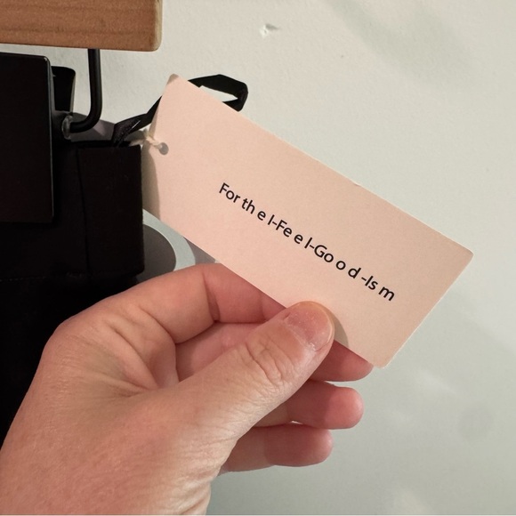 NWT Commense Black Leisure Slit Straight Leg Pants Small - Picture 7 of 10